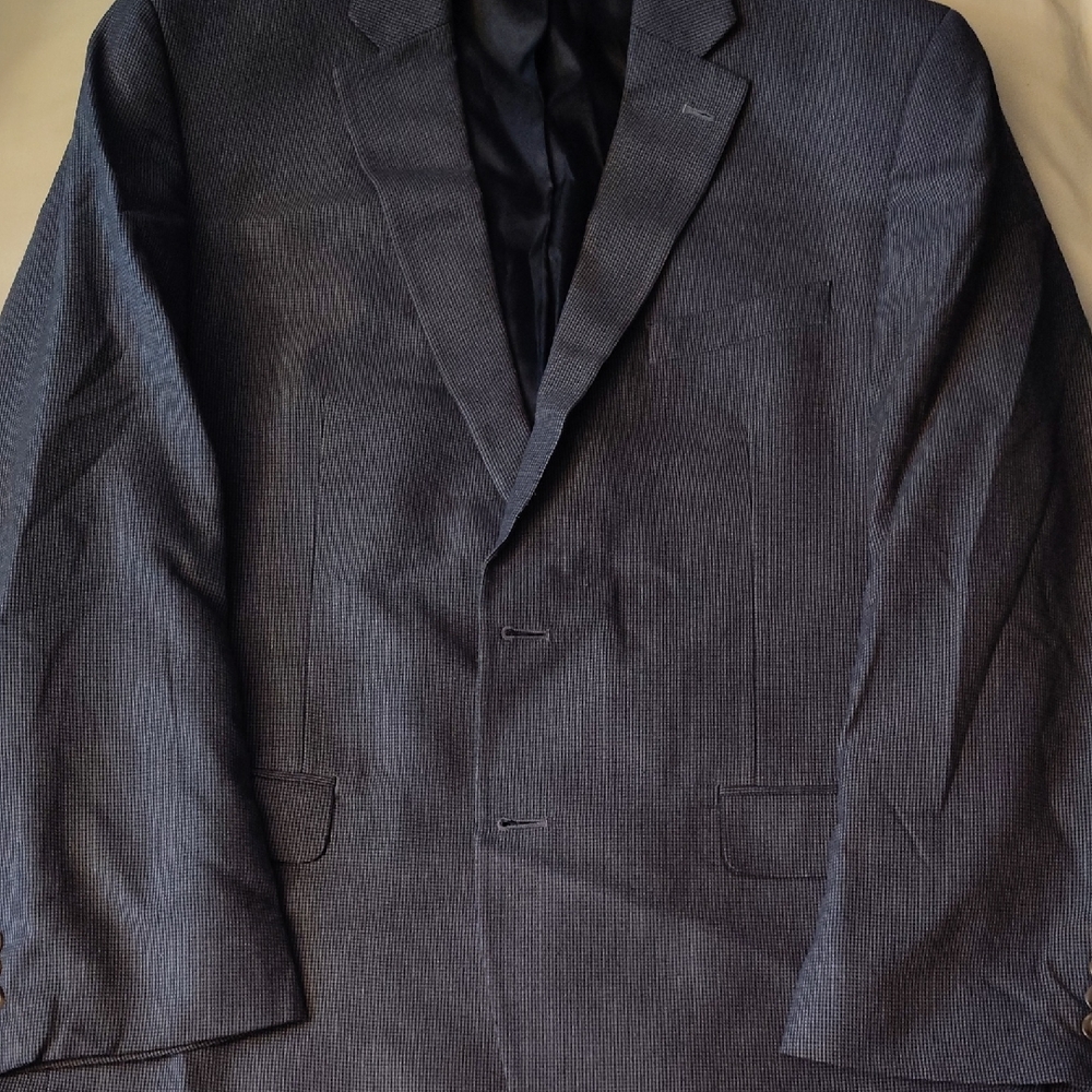 Chaps Blazer for Men Dark Blue Color Size 44R Business Jacket EUC